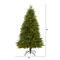 5ft. Pre-Lit Sun Valley Fir Artificial Christmas Tree with Clear LED Lights